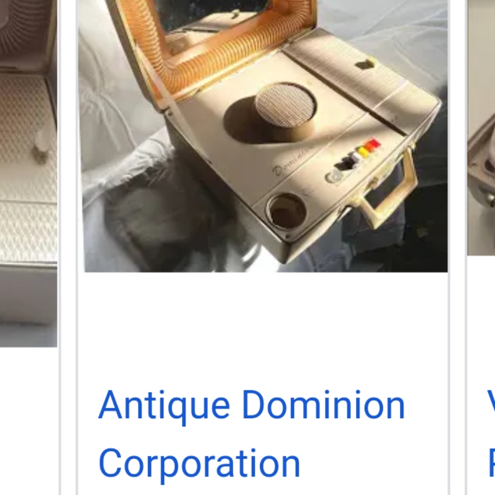 Vintage Dominion Hairdryer and Manicure Station
